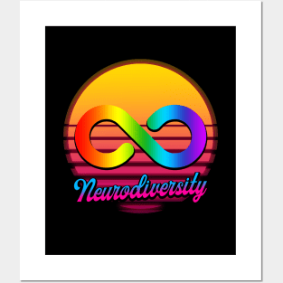 Retro Neurodiversity Posters and Art